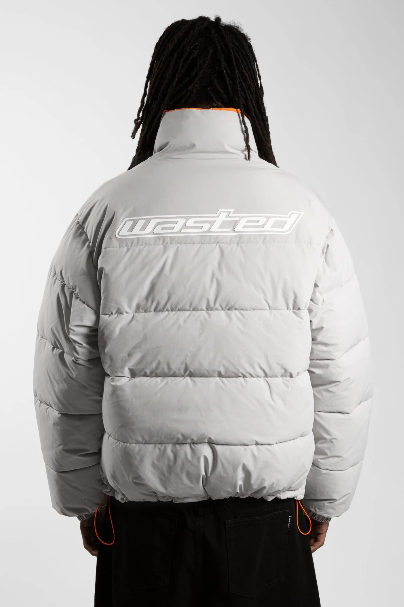 WASTED PARIS WASTED PARIS pulse puffer jacket - silver