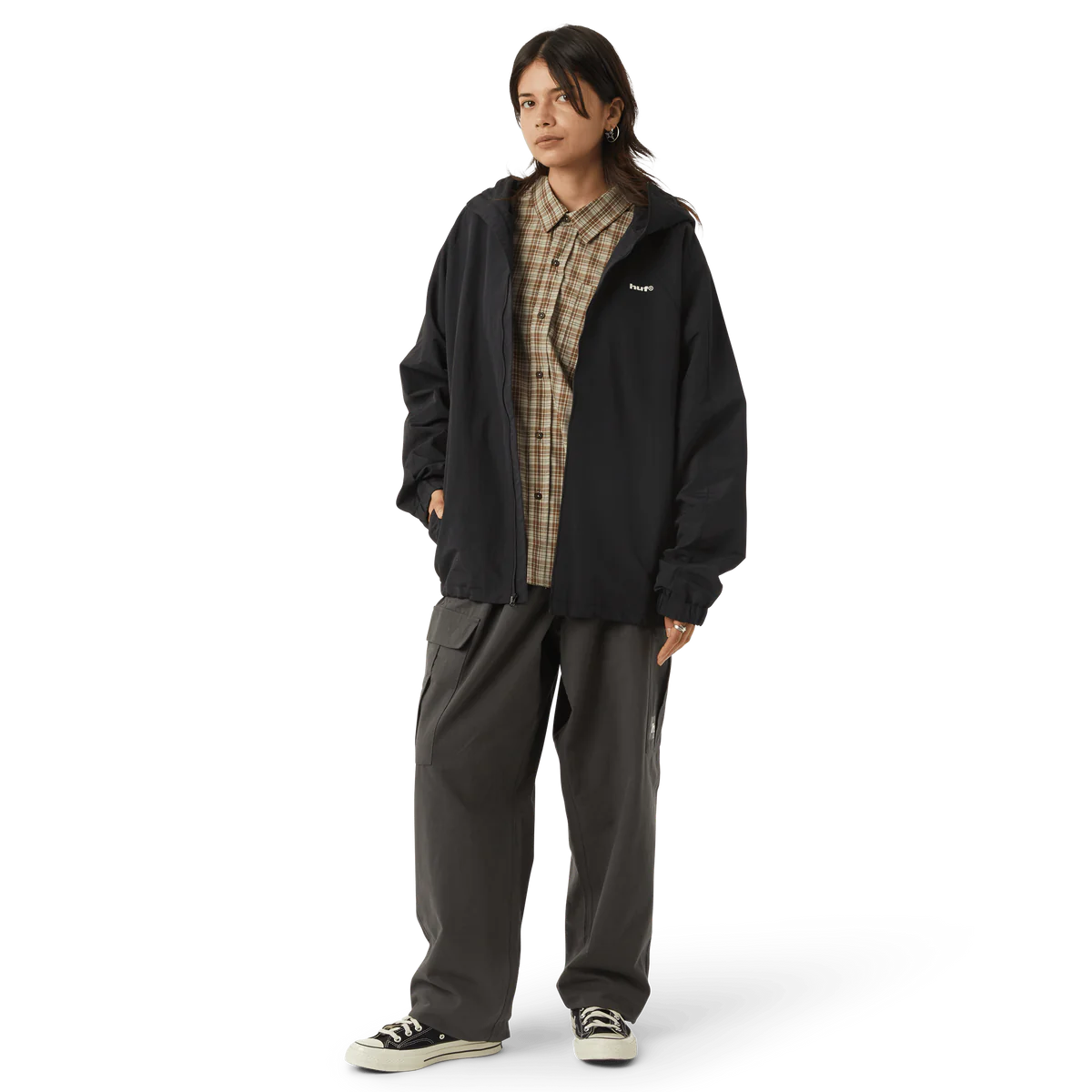 HUF HUF set shell jacket - black