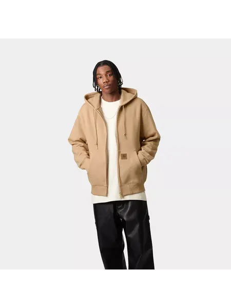 CARHARTT WIP CARHARTT WIP hooded eldon sweat jacket -brown