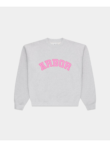 ARBOR ANTWERP ARBOR ANTWERP pink arbor crewneck grey