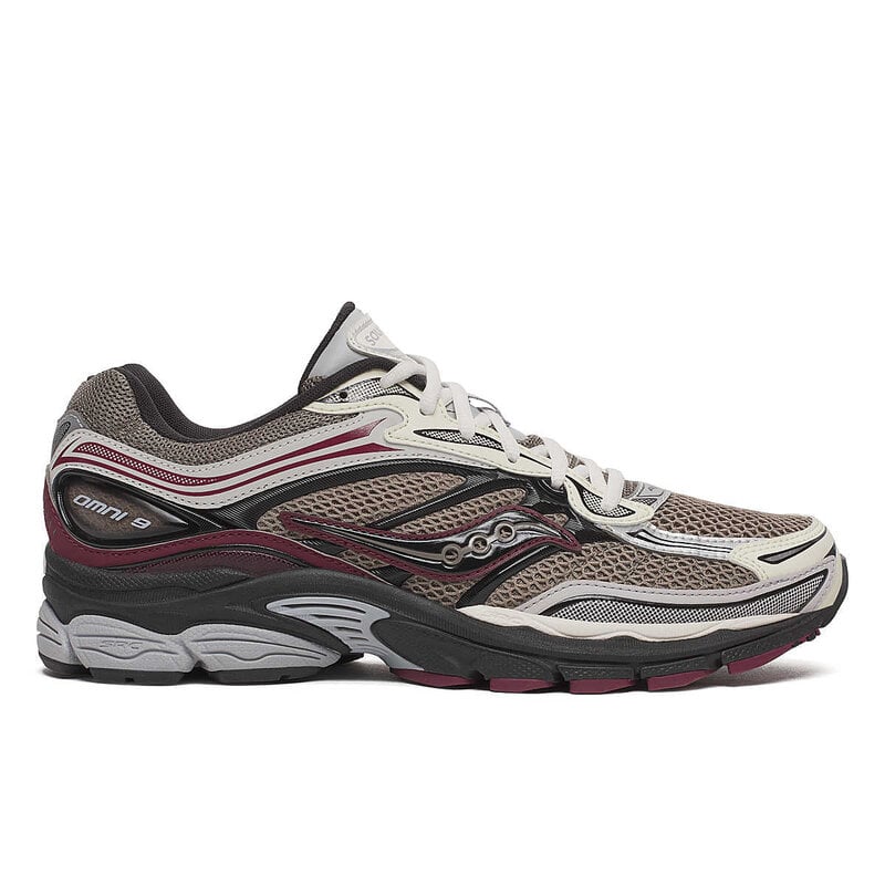 SAUCONY SAUCONY PROGRID OMNI 9 - TAN/MAROON