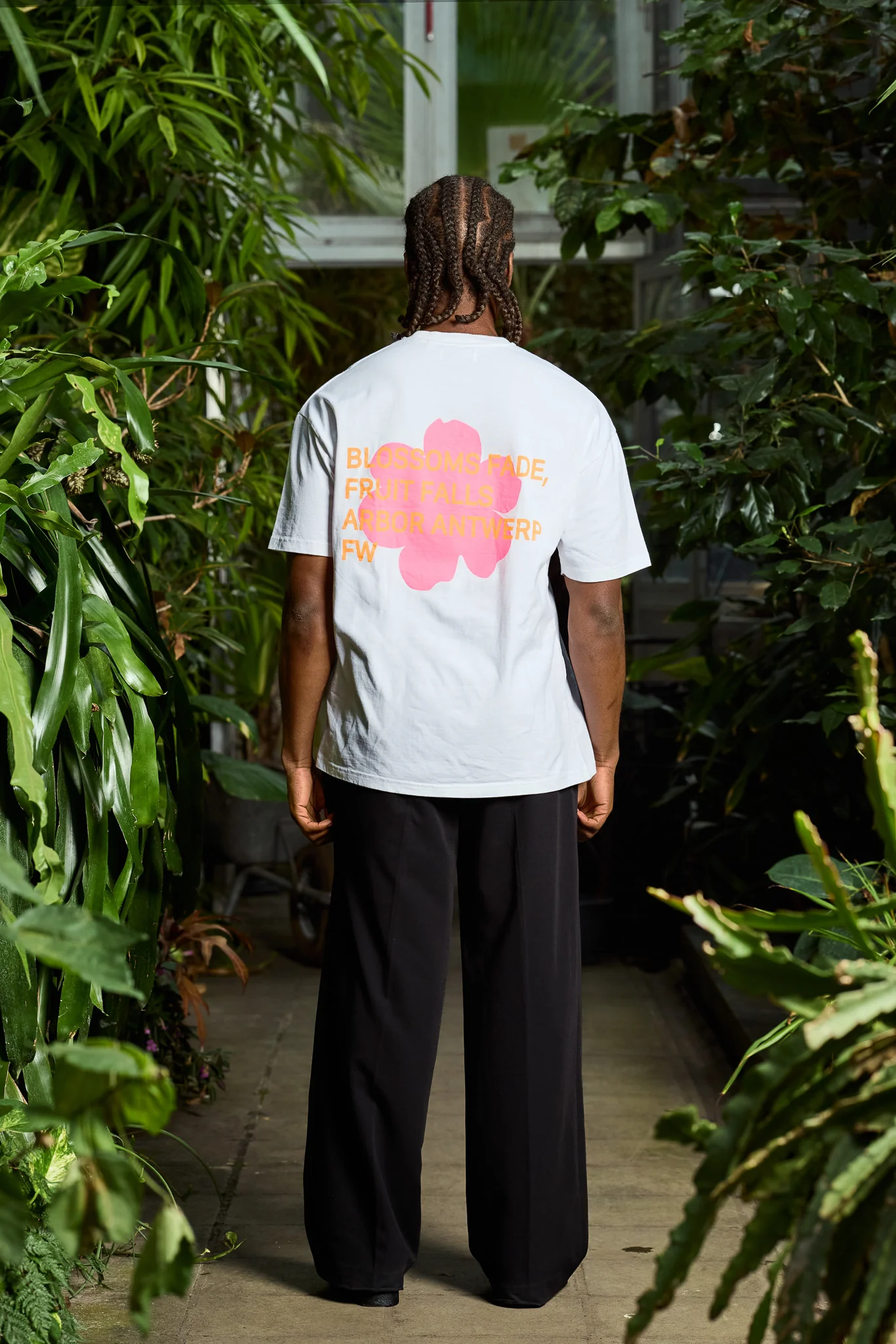 ARBOR ANTWERP ARBOR ANTWERP pink orange blossoms shirt