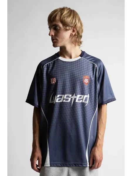 WASTED PARIS WASTED PARIS spine football jersey - ash blue