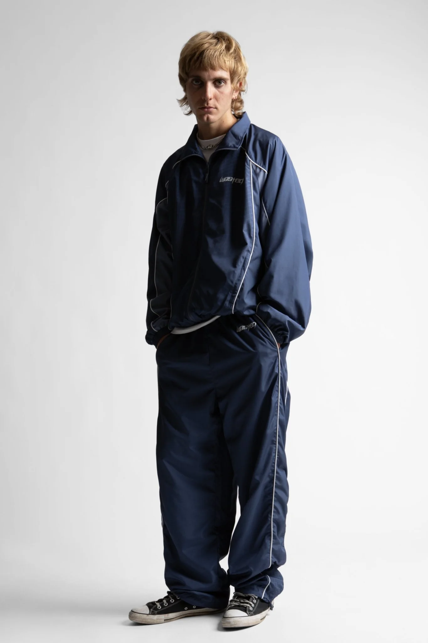 WASTED PARIS WASTED PARIS spine track pant - ash blue