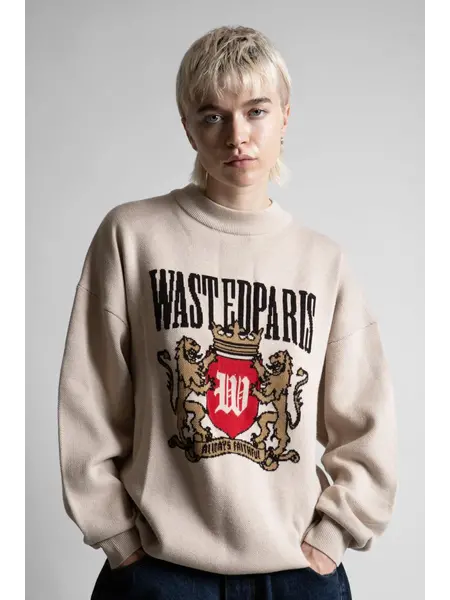 WASTED PARIS WASTED PARIS crest sweater - sahara