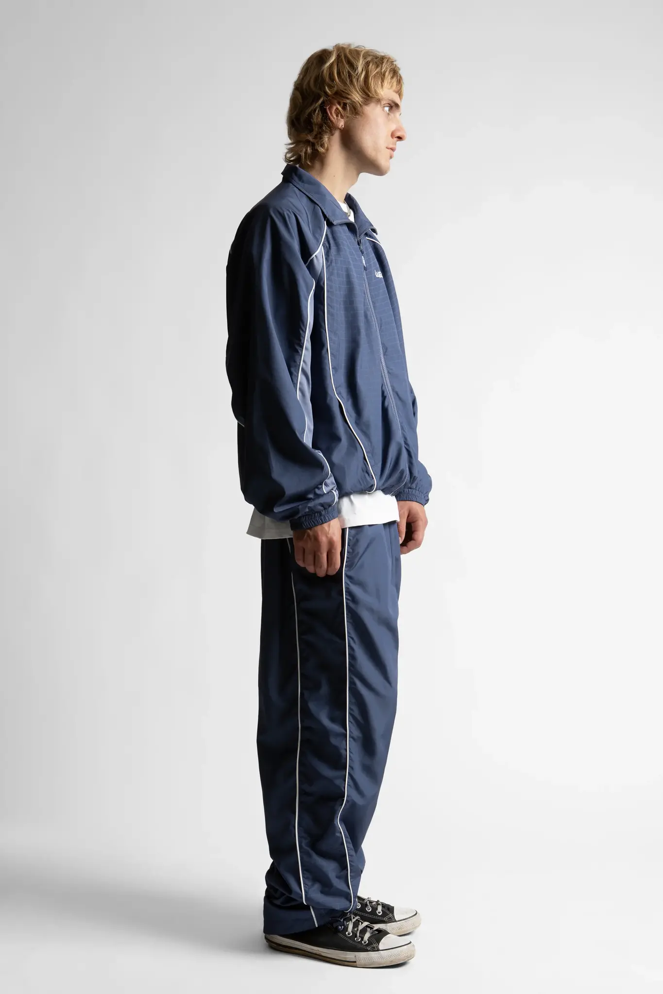 WASTED PARIS WASTED PARIS spine track jacket - ash blue