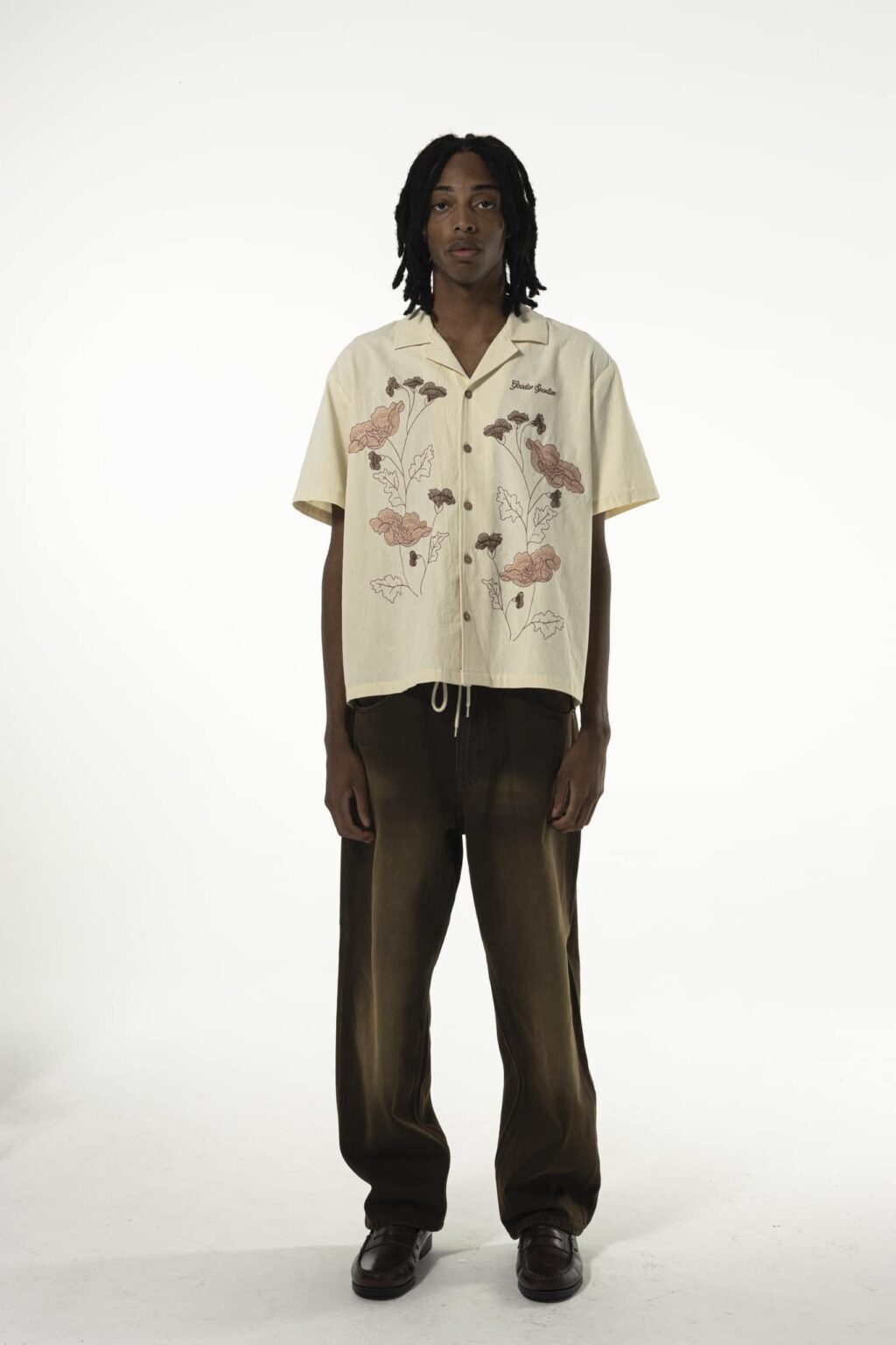 GOODIES SPORTIVE GOODIES SPORTIVE tobacco wide leg pants