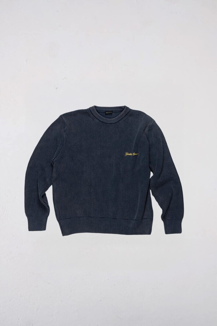GOODIES SPORTIVE GOODIES SPORTIVE washed insignia knit