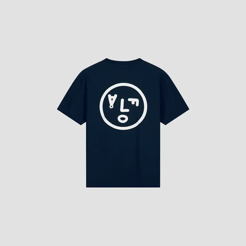OLAF OLAF face tee - navy