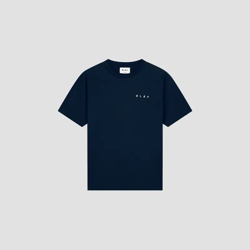 OLAF OLAF face tee - navy