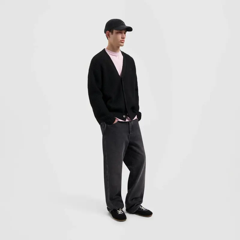 OLAF OLAF signature knitted cardigan - black