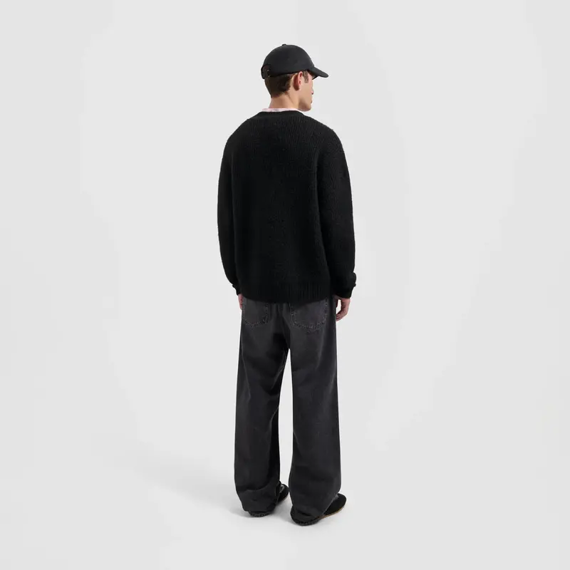 OLAF OLAF signature knitted cardigan - black