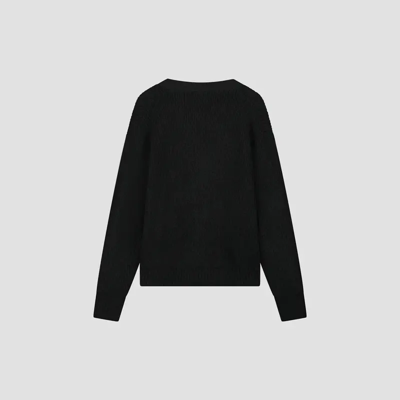 OLAF OLAF signature knitted cardigan - black