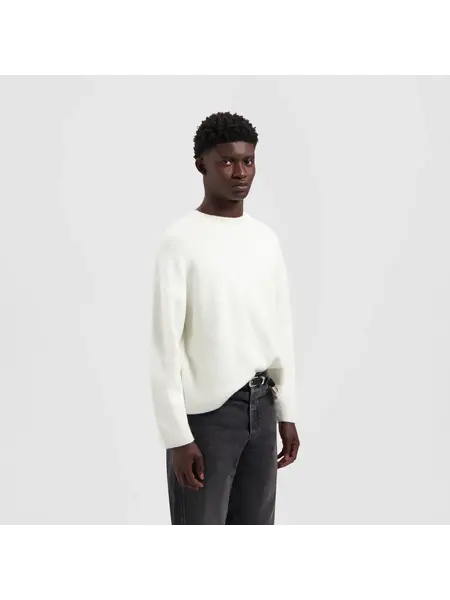 OLAF OLAF signature knitter crewneck - white