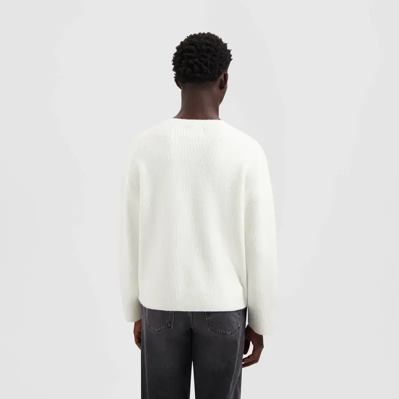 OLAF OLAF signature knitter crewneck - white