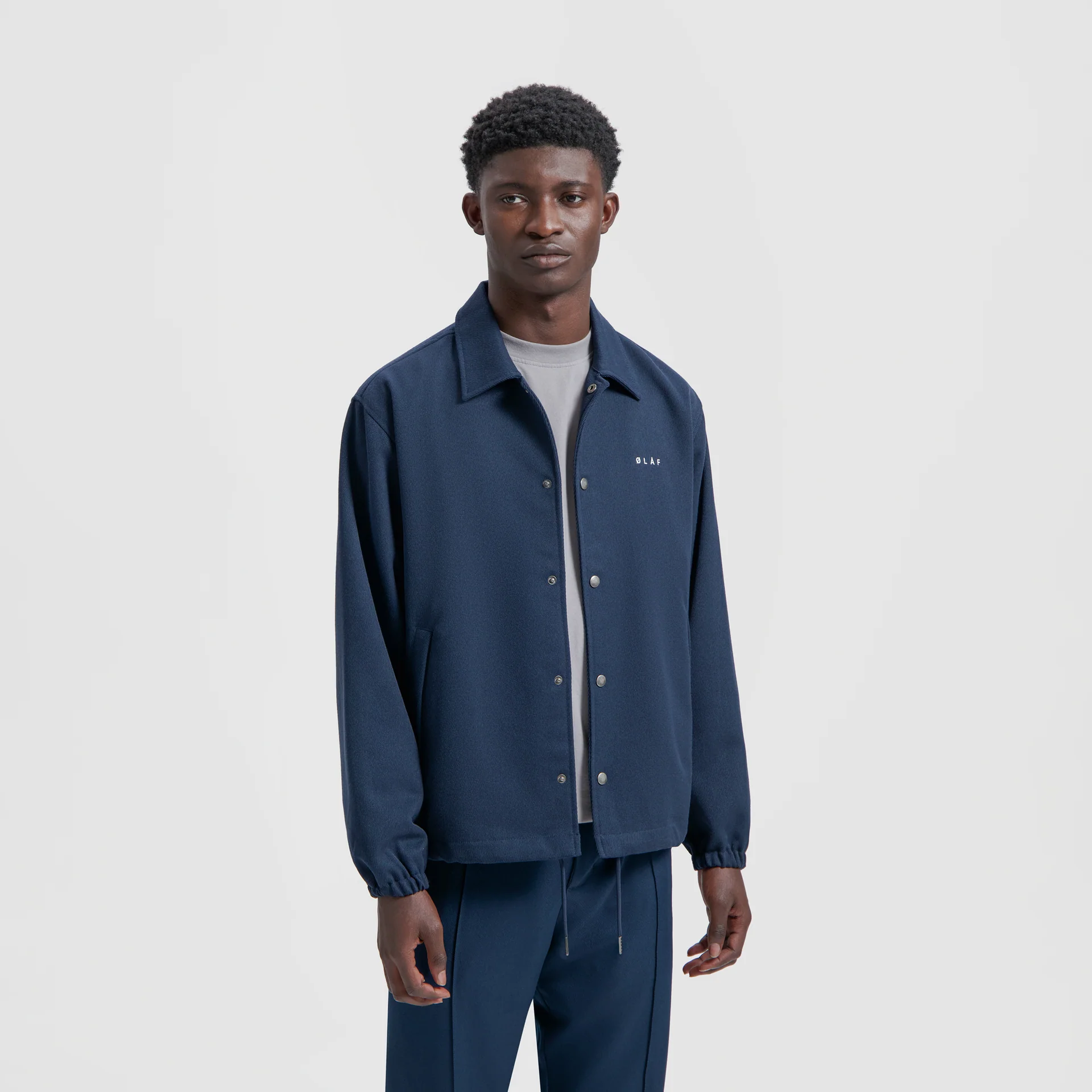 OLAF OLAF coach jacket - navy