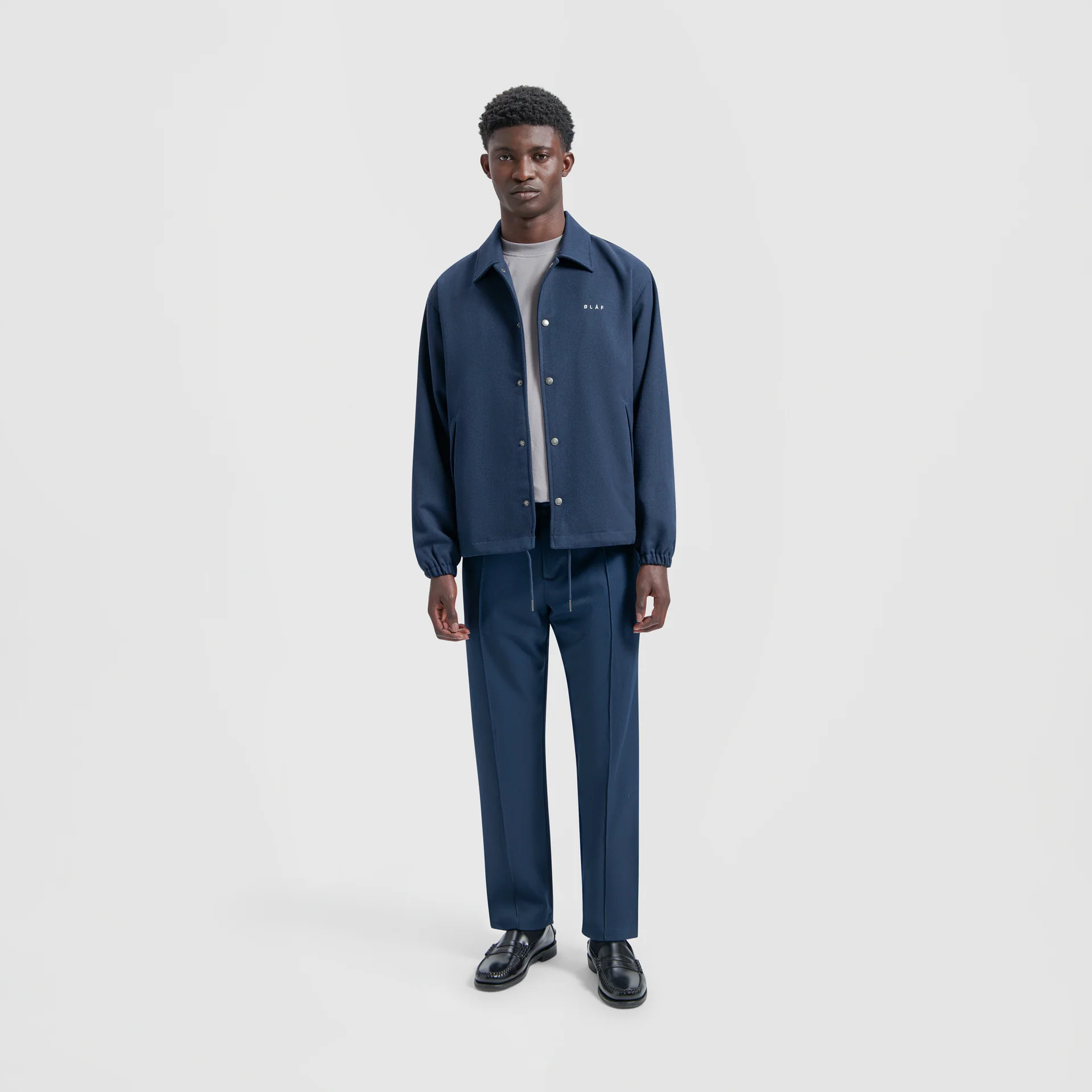 OLAF OLAF coach jacket - navy