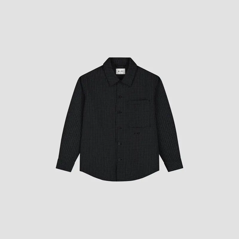 OLAF OLAF ripstop overshirt - black