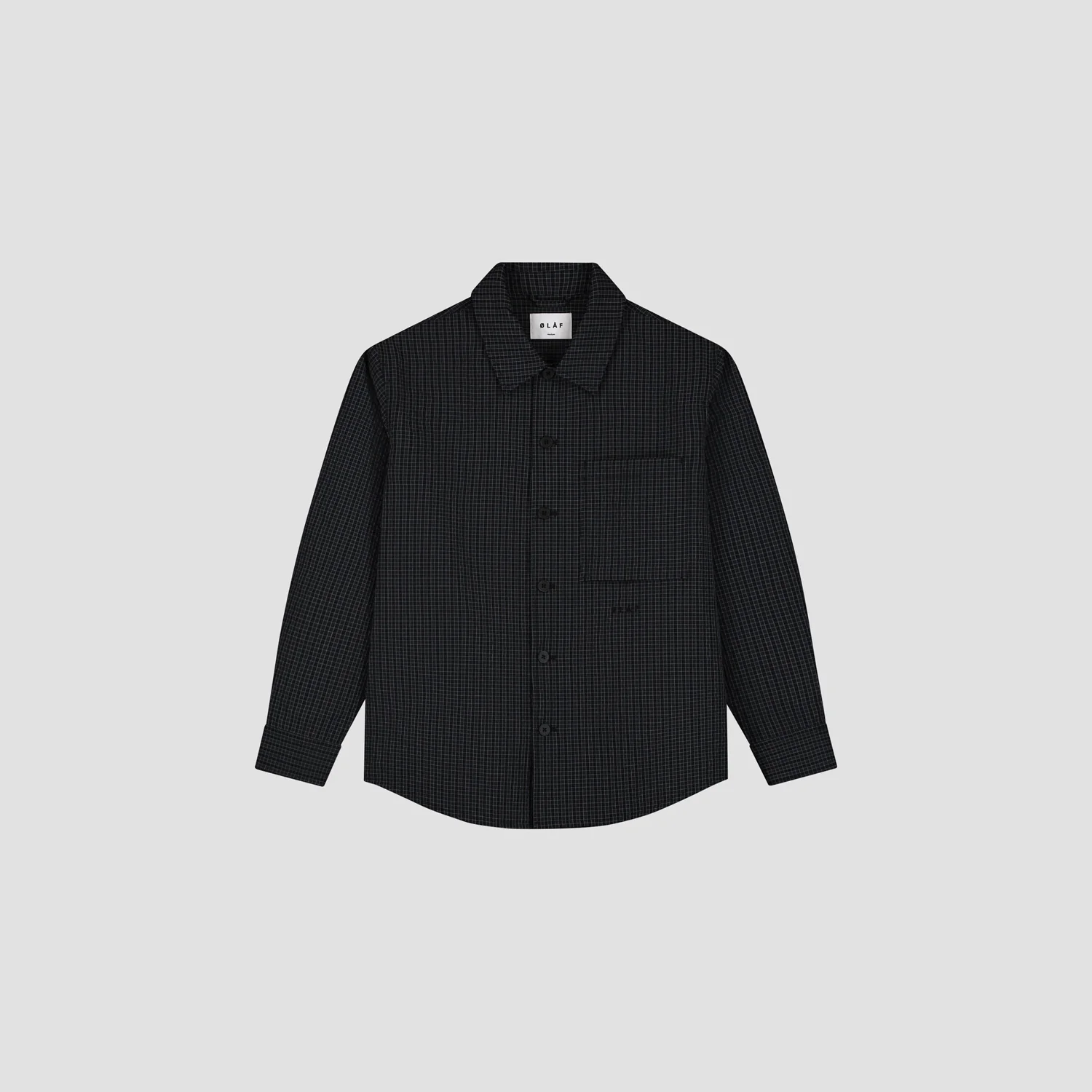 OLAF OLAF ripstop overshirt - black