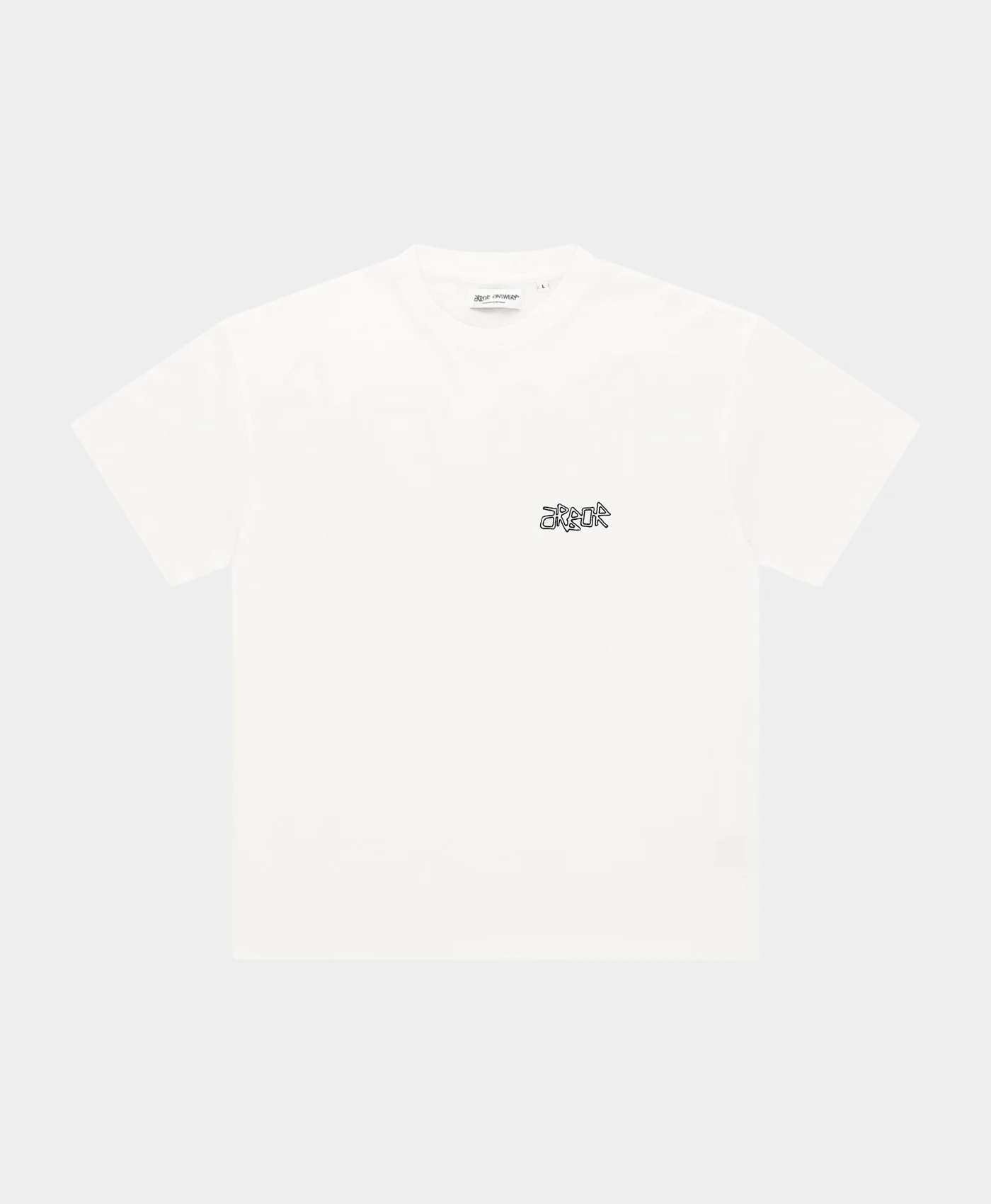 ARBOR ANTWERP ARBOR ANTWERP minimal logo t-shirt - white