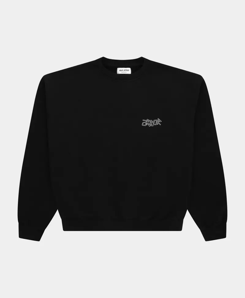 ARBOR ANTWERP ARBOR ANTWERP logo crewneck - black