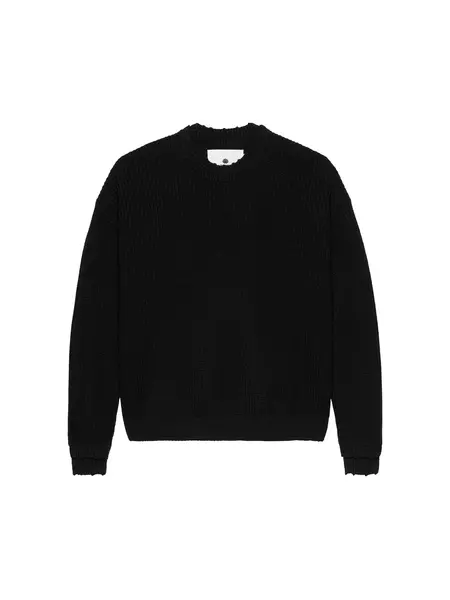 New Amsterdam NEW AMSTERDAM logo knit raw edge