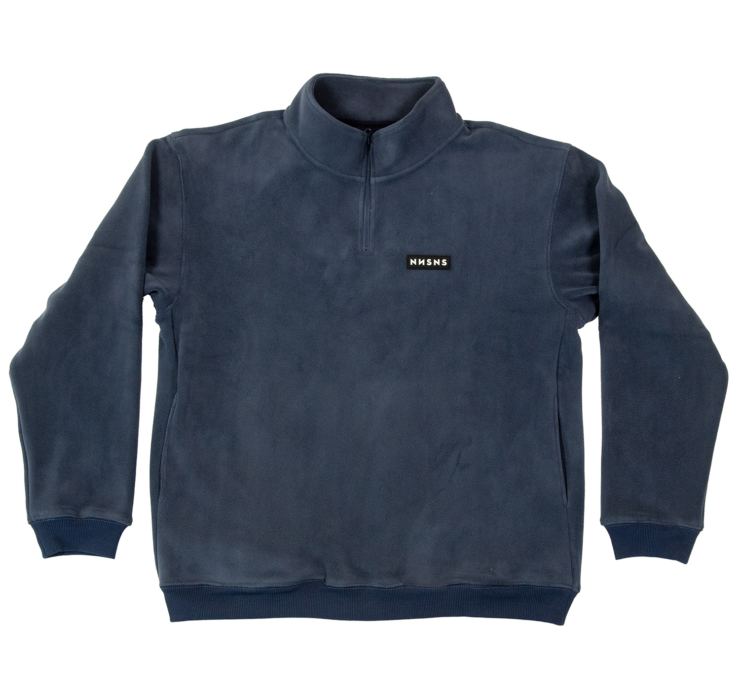NNSNS demon 1/4 zip fleece navy