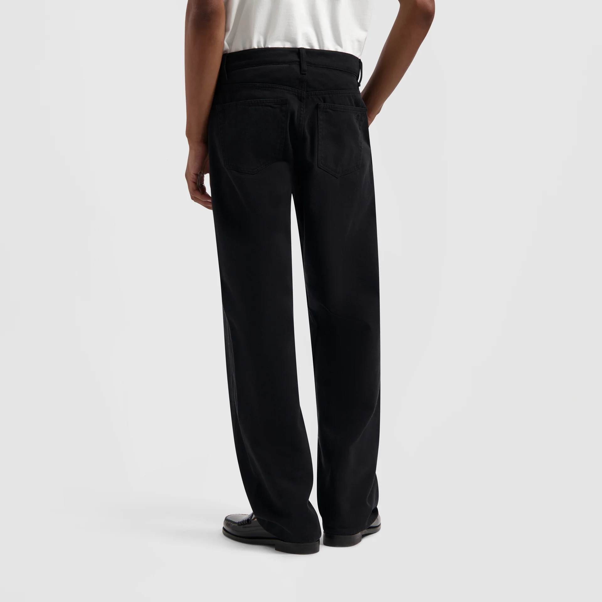 OLAF OLAF brushed twill denim pant - black