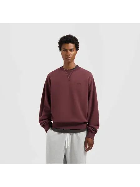 OLAF OLAF washed signature boxy crewneck - rum raisin