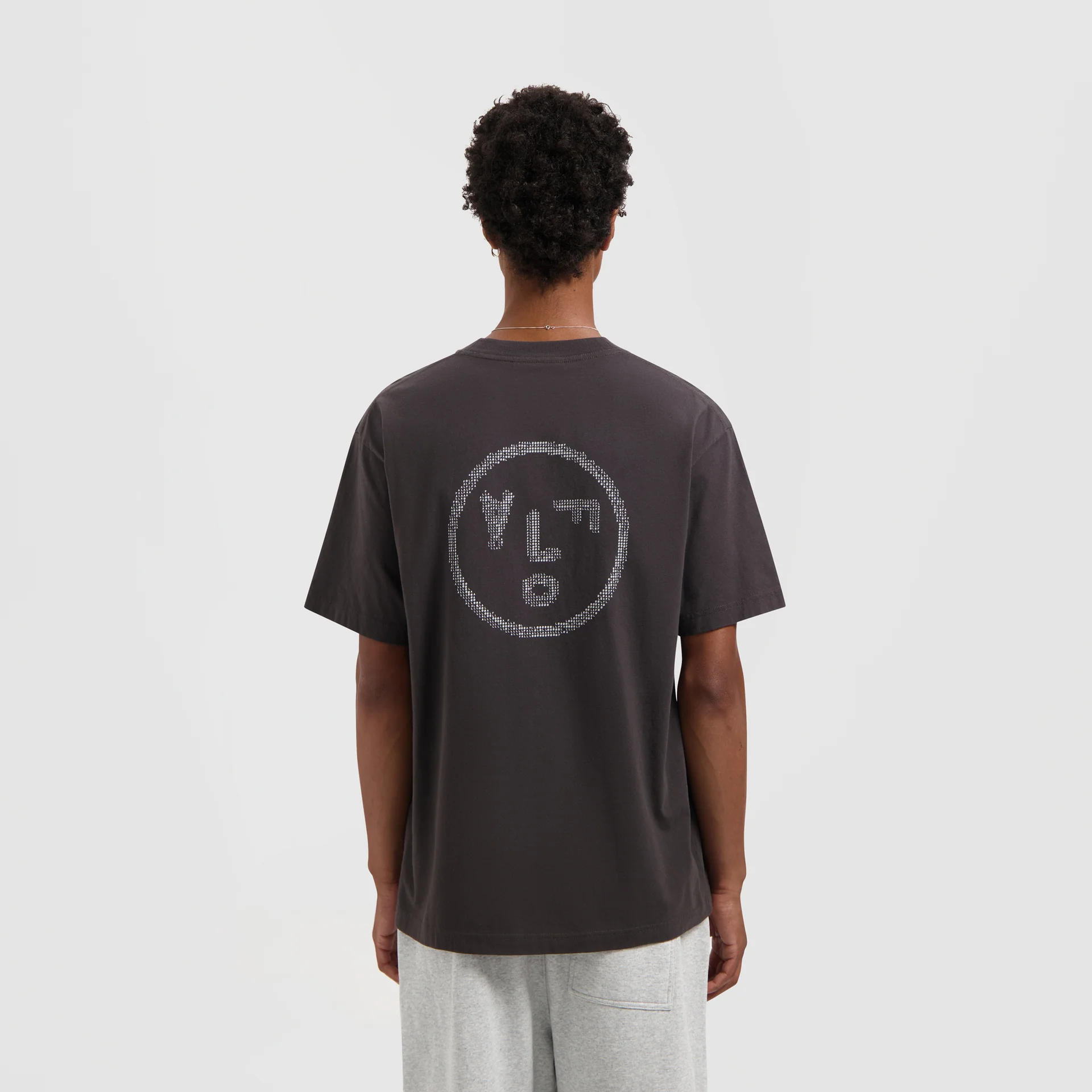 OLAF OLAF crafted face tee - charcoal