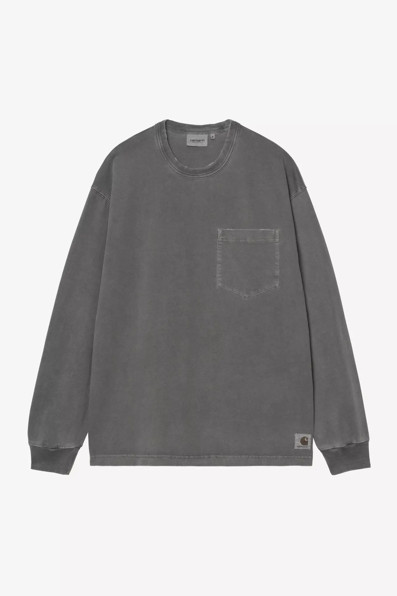 CARHARTT WIP CARHARTT WIP l/s torion pocket T - black grind wash