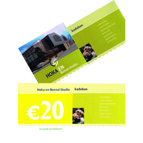 Gift Certificate 20 euro (for use in the store in Harmelen)