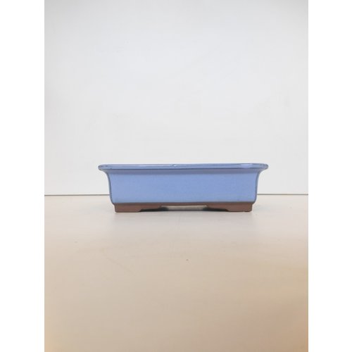Bonsai pot light blue rectangle 19cm Bonsai pot light blue rectangle 19cm