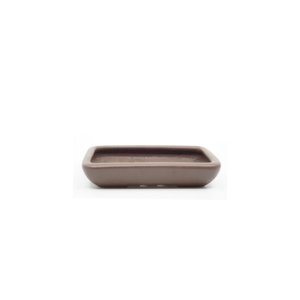 Bonsai pot Yixing unglazed rectangle 16.5 cm