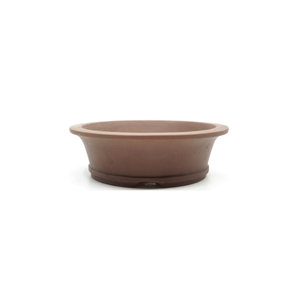 Bonsai pot unglazed round 23cm