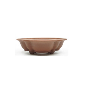 Bonsai pot  ongeglazuurd lotus 26cm