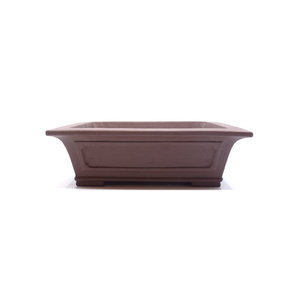 Bonsai pot ongeglazuurd rechthoekig 29cm