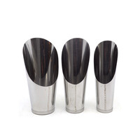 Scoop Set 3 pieces - stainless steel