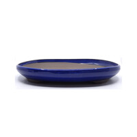 Bonsai pot blue oval 41cm