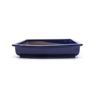 Bonsai pot blauw rechthoekig 37cm