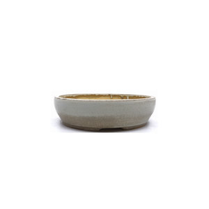 Bonsai pot 'Kai Sperling' creme matte rond 20cm