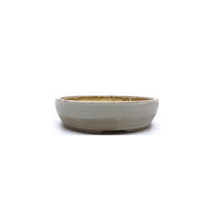 Bonsai pot 'Kai Sperling' creme matte round 20cm