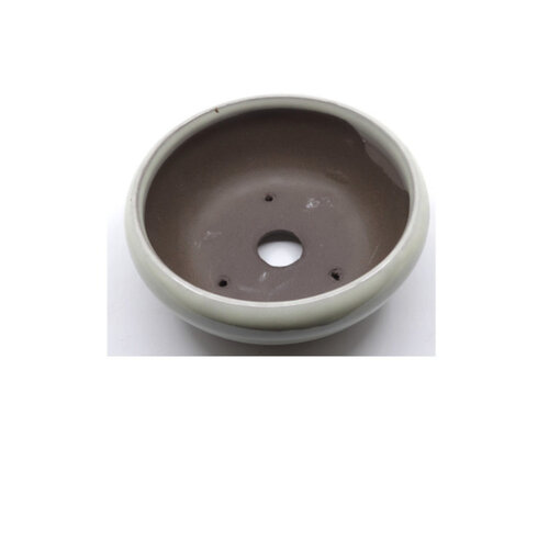 Bonsai pot creme rond 24cm