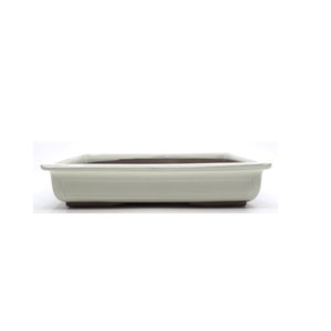 Bonsai pot creme rechthoekig 40cm Bonsai pot creme rechthoekig 40cm