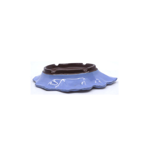 Bonsai pot blauw ovaal 26cm