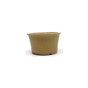 Bonsai pot semi-cascade rond oker 16cm