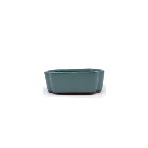 Bonsai pot green lotus 16cm