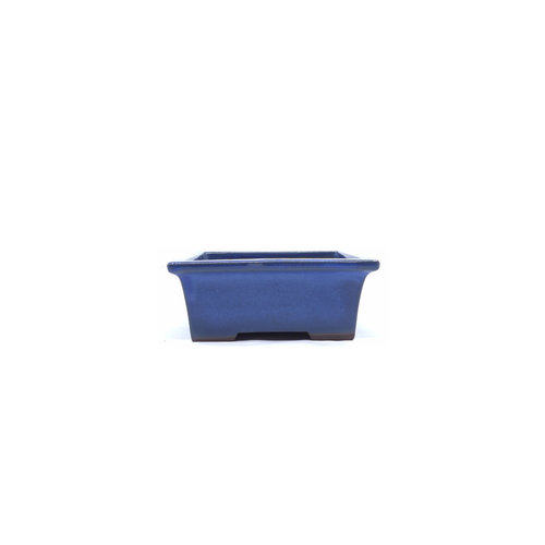 Bonsai pot licht blauw rechthoekig 13cm - set