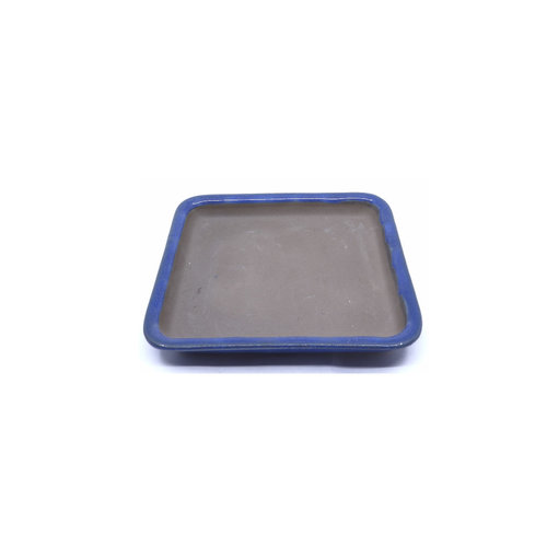 Bonsai pot light blue rectangle 13cm - set