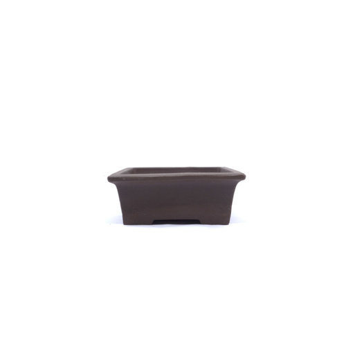 Bonsai pot unglazed rectangle 13cm - set